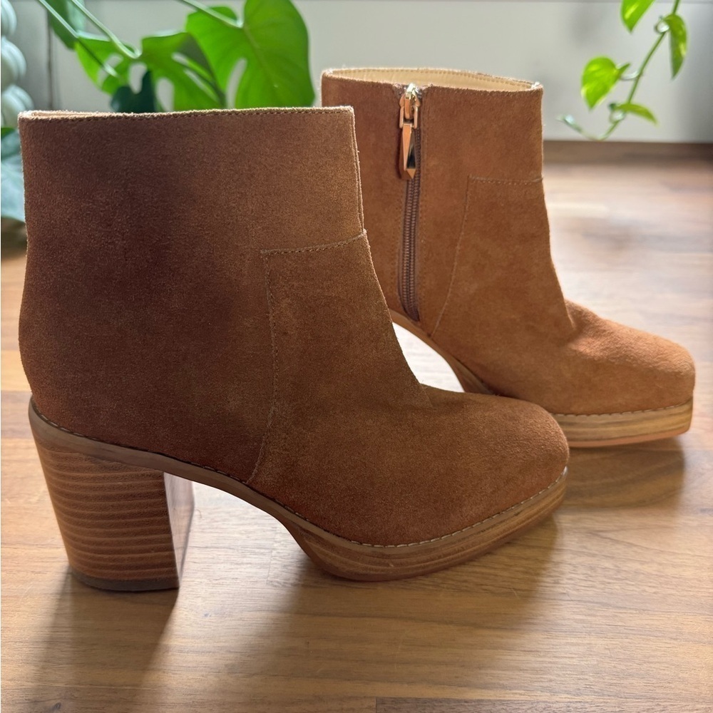 E8 by Miista Laverne Cognac suede leather Boots size 37